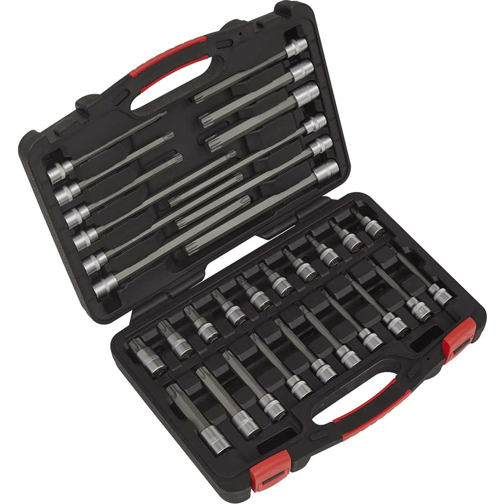 Sealey 32 Piece Platinum Series 3/8" Drive Torx Socket Bit Set 3/8