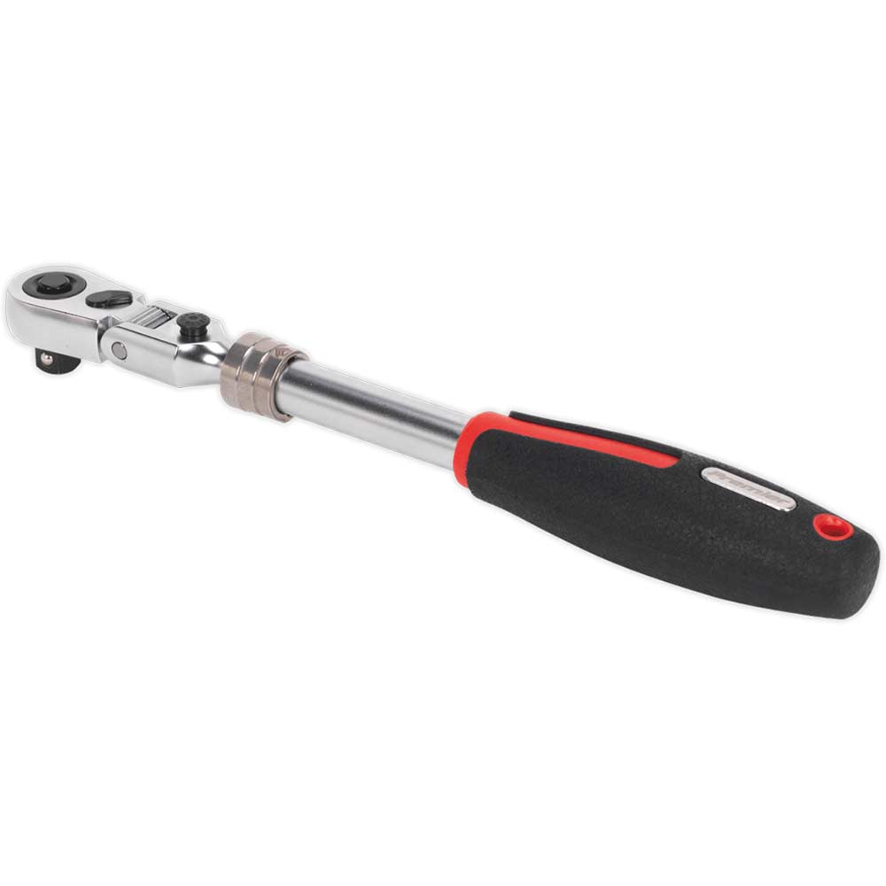 Image of Sealey 3/8" Drive Flexi Head Extendable Ratchet
