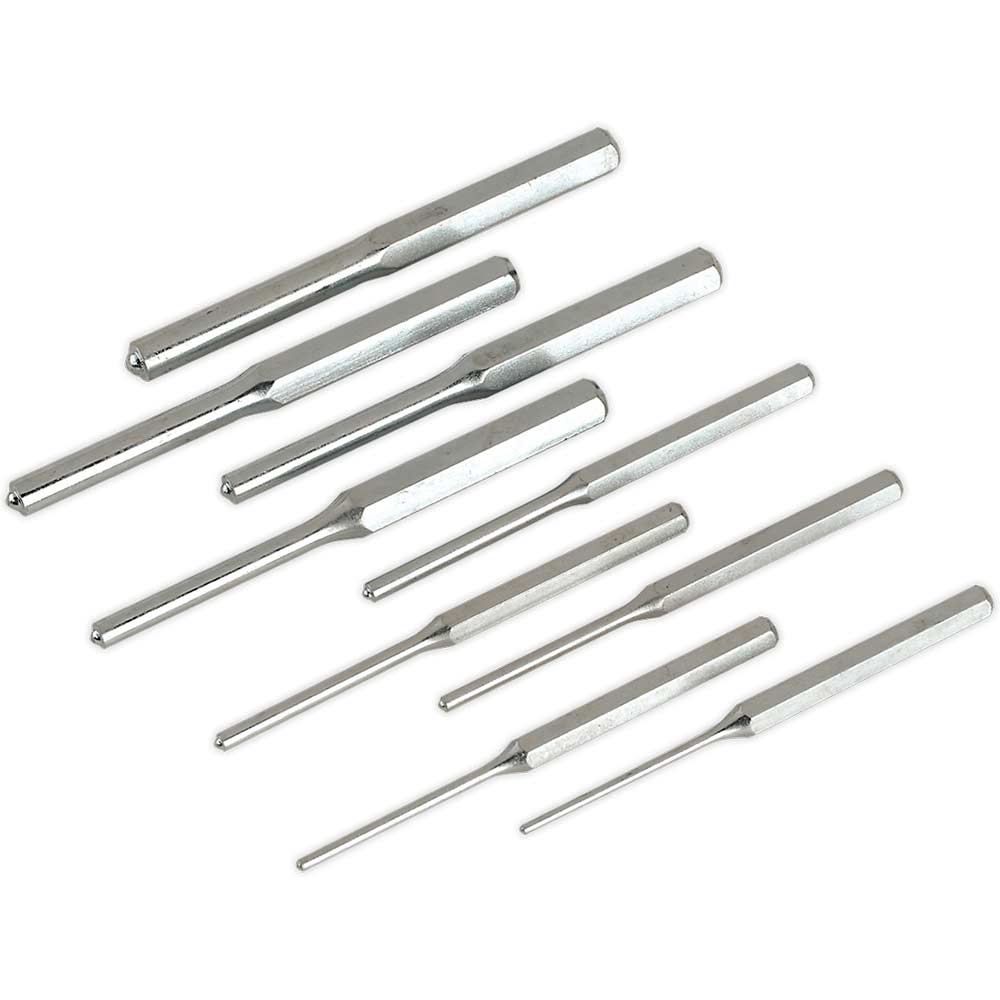 Sealey 9 Piece Roll Pin Punch Set Imperial