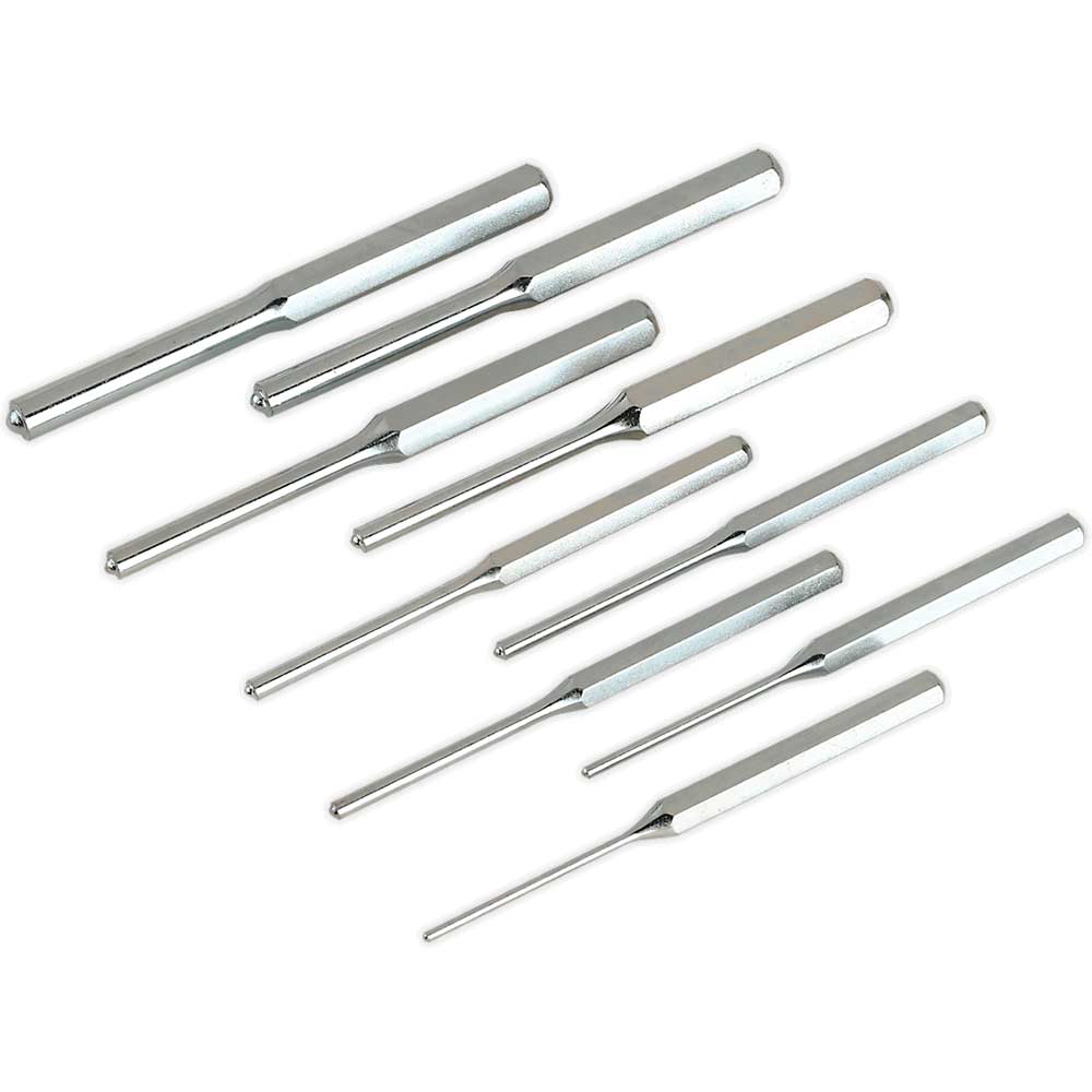 Sealey 9 Piece Roll Pin Punch Set Metric