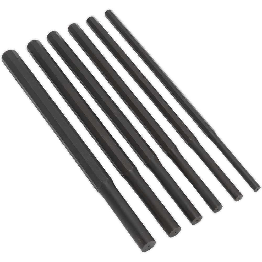 Sealey AK91226 6 Piece Parallel Pin Punch Set