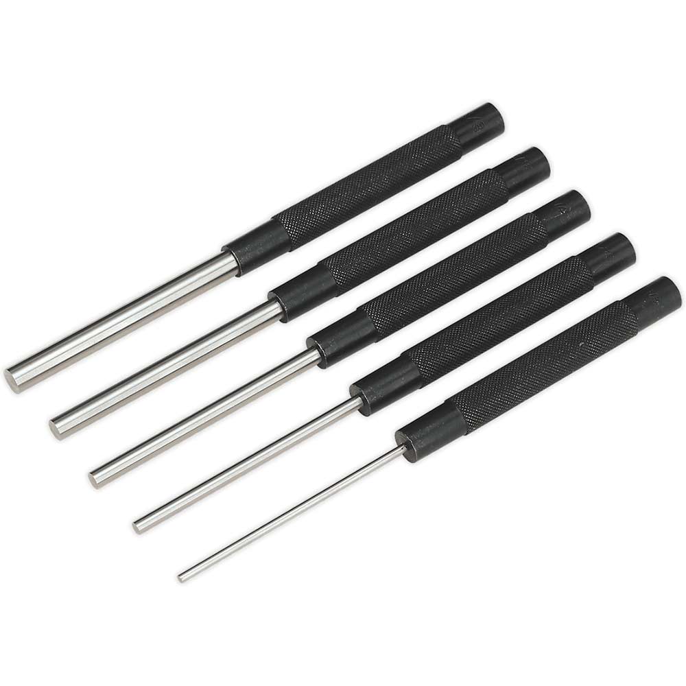 Image of Sealey 5 Piece Long Parallel Pin Punch Set