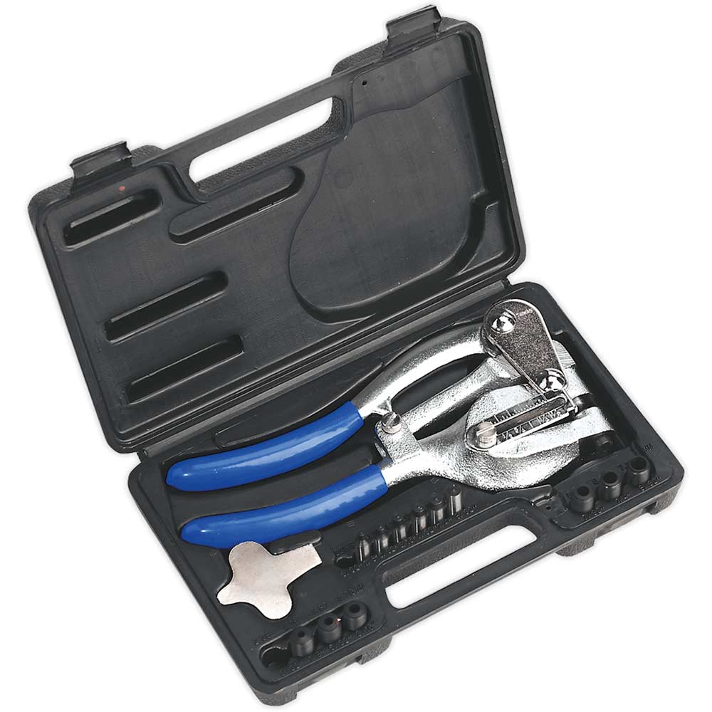 Sealey 14 Piece Metal Hole Punch Set
