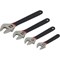 Sealey 4 Piece Adjustable Spanner Set Nickel Ferrous Finish  Sealey 4 Piece Adjustable Spanner Set Nickel Ferrous Finish