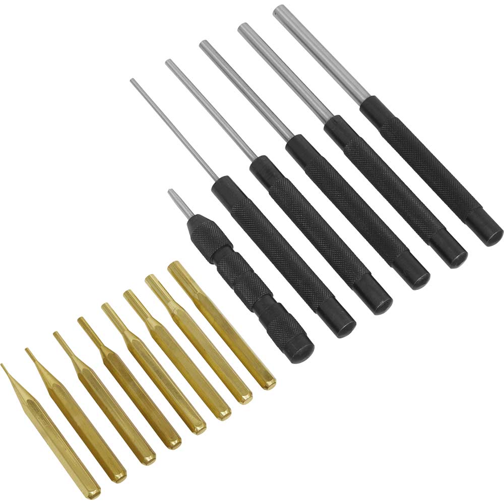 Sealey 14 Piece All Purpose Pin Punch and Centre Punch Set