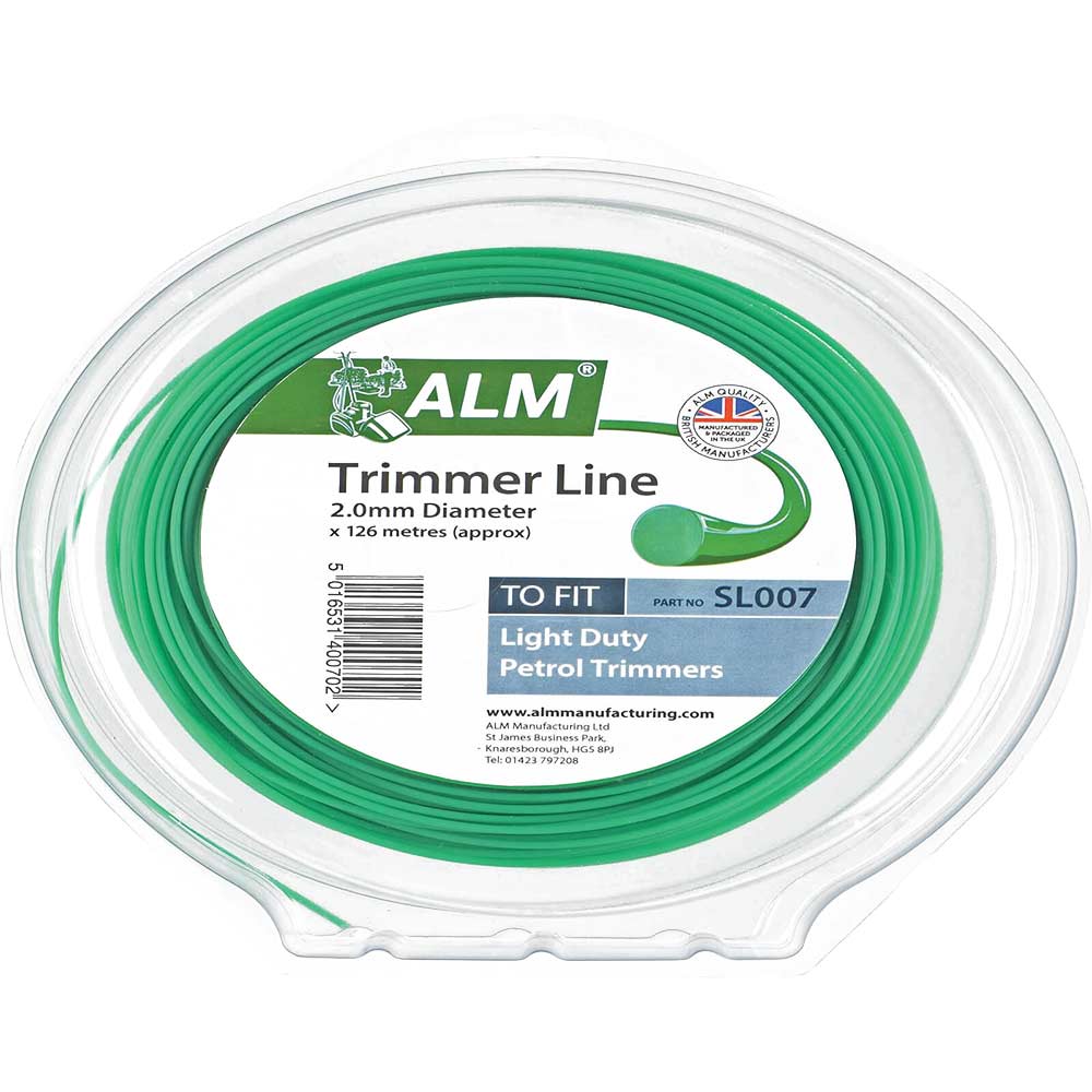 Image of ALM Sl007 Light Duty Petrol Grass Trimmer Line 2mm 126m