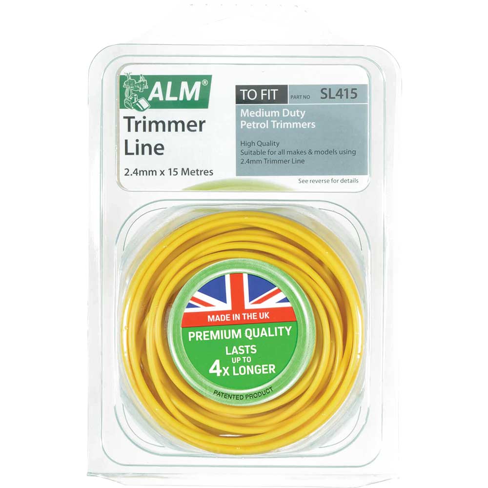 Image of ALM Sl415 Medium Duty Petrol Grass Trimmer Line 2.4mm 15m