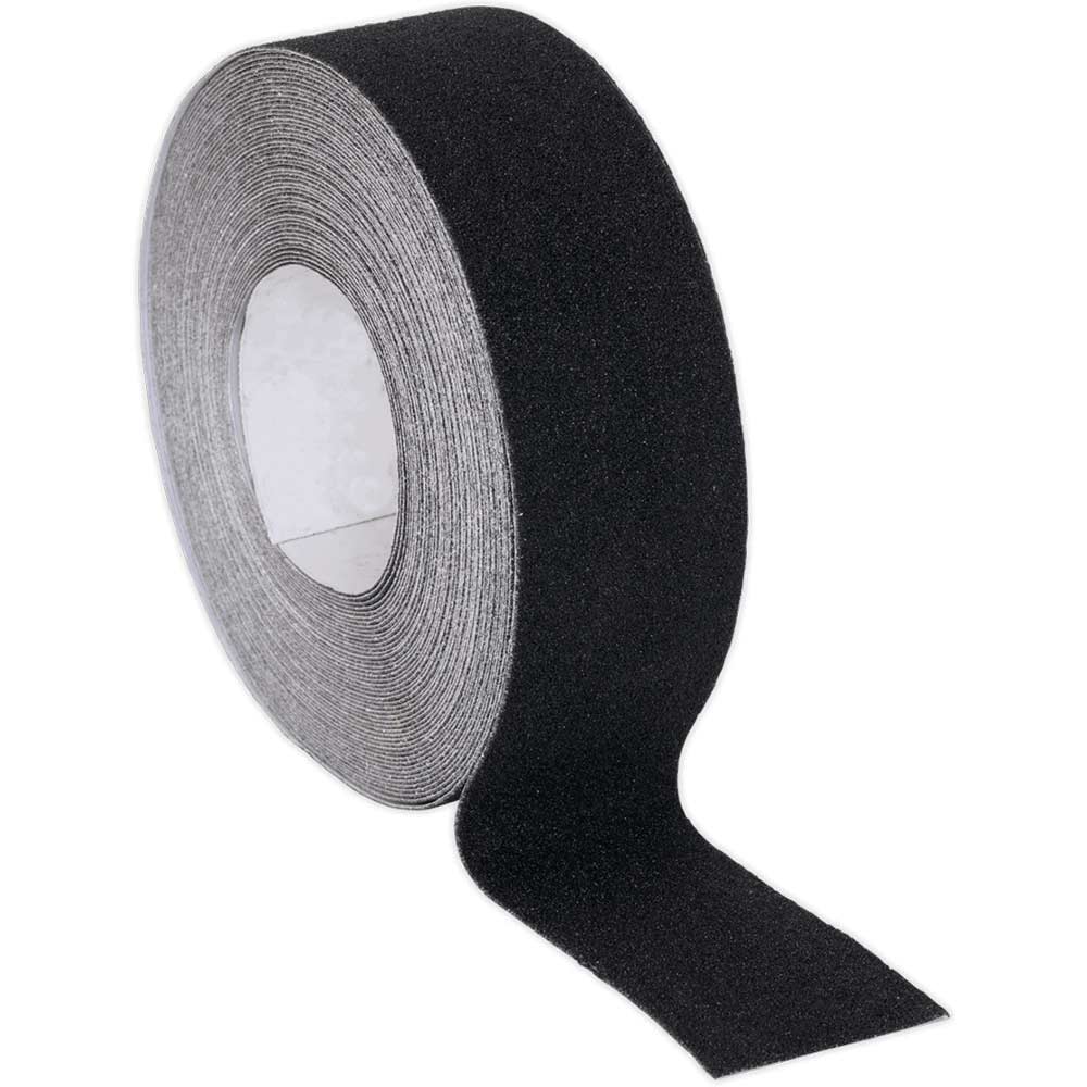 Image of Sealey Self Adhesive Anti Slip Tape Black 50mm 18m