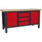 Sealey Workstation with 3 Drawers and 2 Cupboards  Sealey Workstation with 3 Drawers and 2 Cupboards
