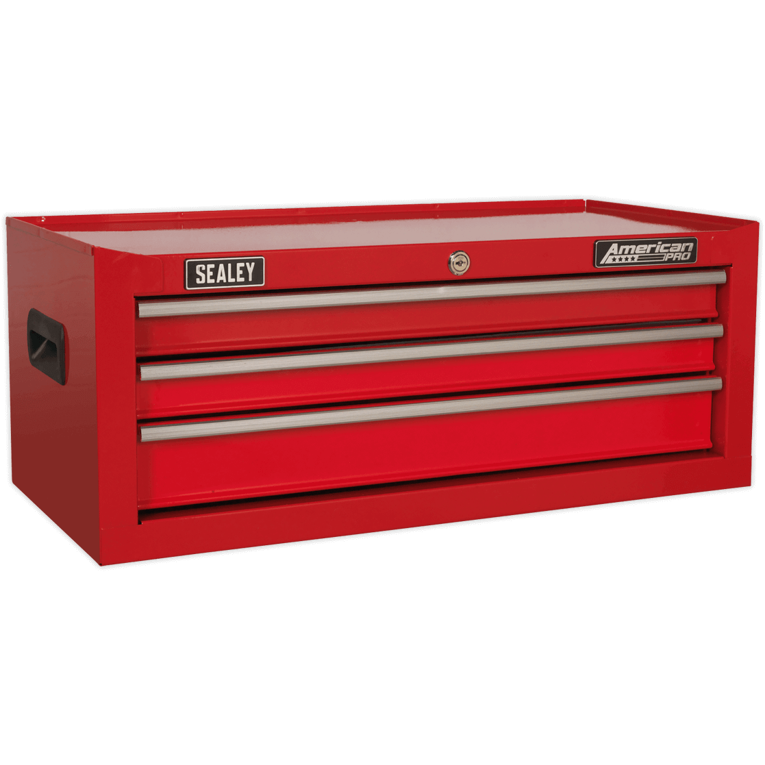 Sealey American Pro 3 Drawer Mid Tool Chest Red