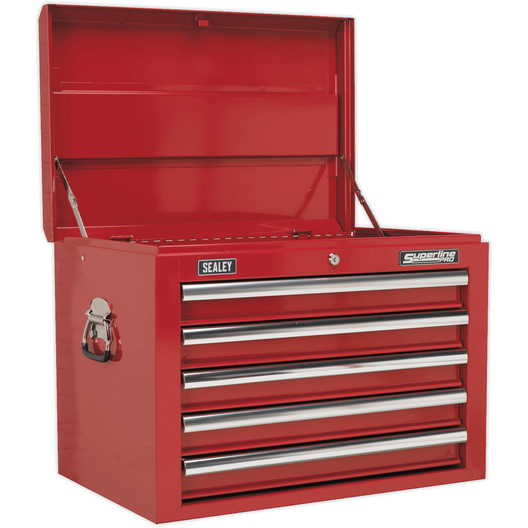 Sealey Superline Pro 5 Drawer Tool Chest Red