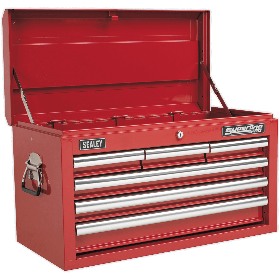 Sealey Superline Pro 6 Drawer Heavy Duty Tool Chest Red