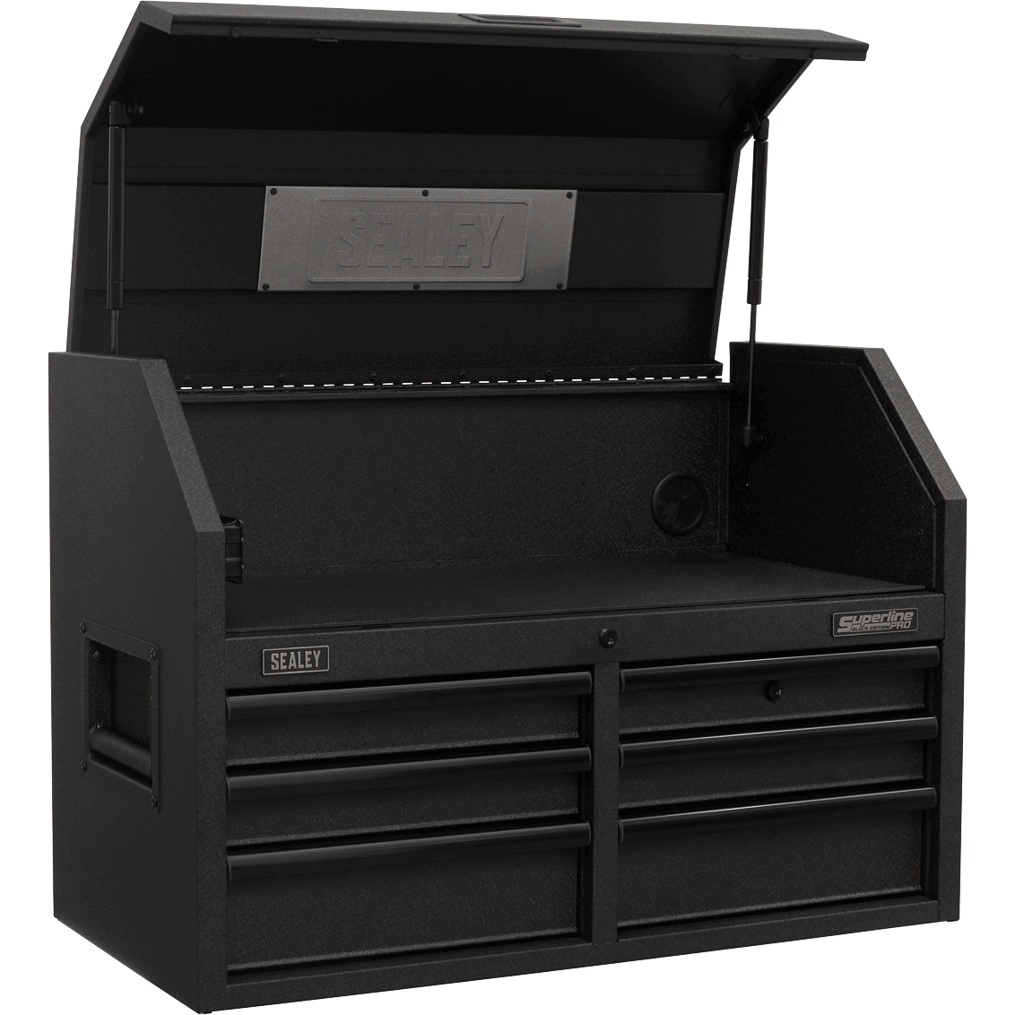 Sealey 6 Drawer Tool Top Chest and Power Strip Black