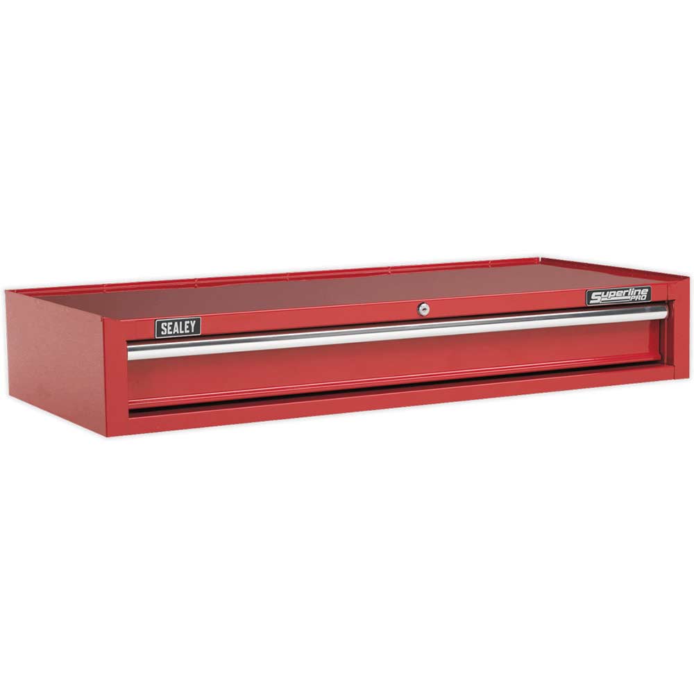 Sealey Superline Pro 1 Drawer Heavy Duty Mid Tool Chest Red in UK Specification
