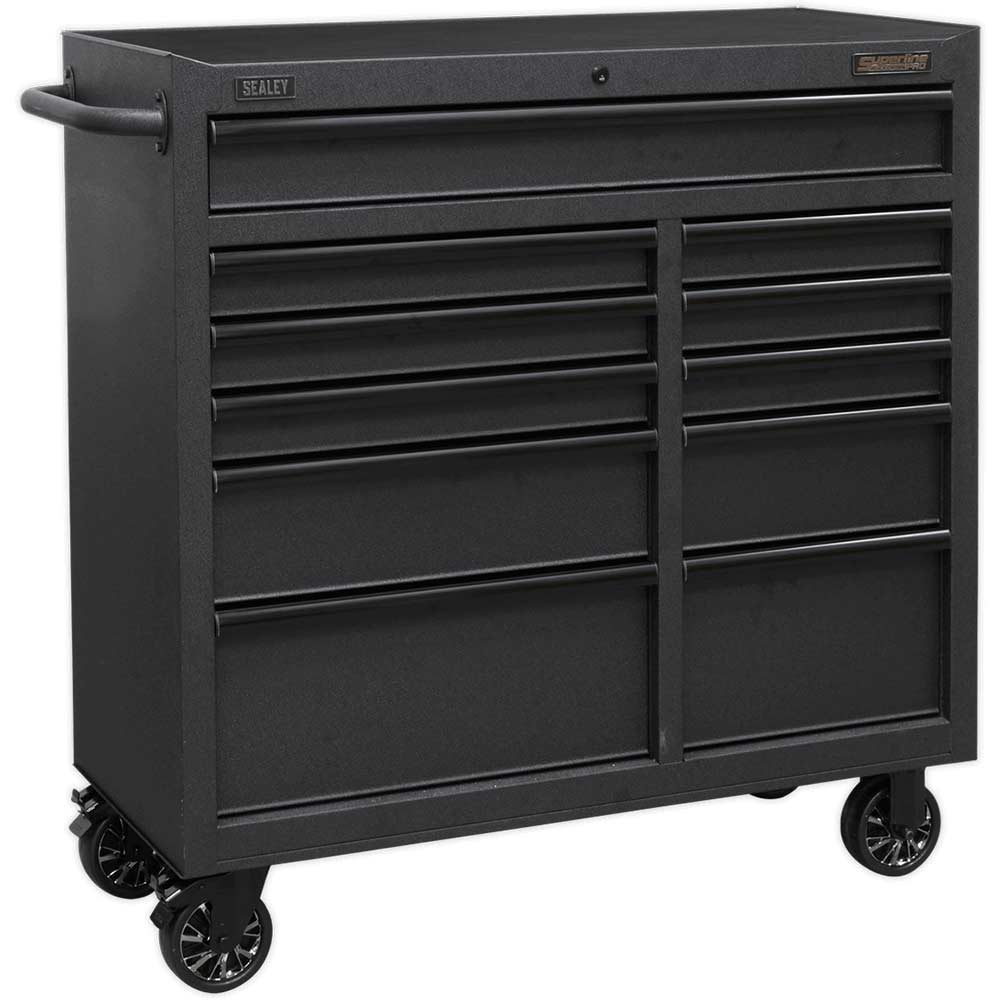 Sealey 11 Drawer Soft Close Tool Roller Cabinet Black