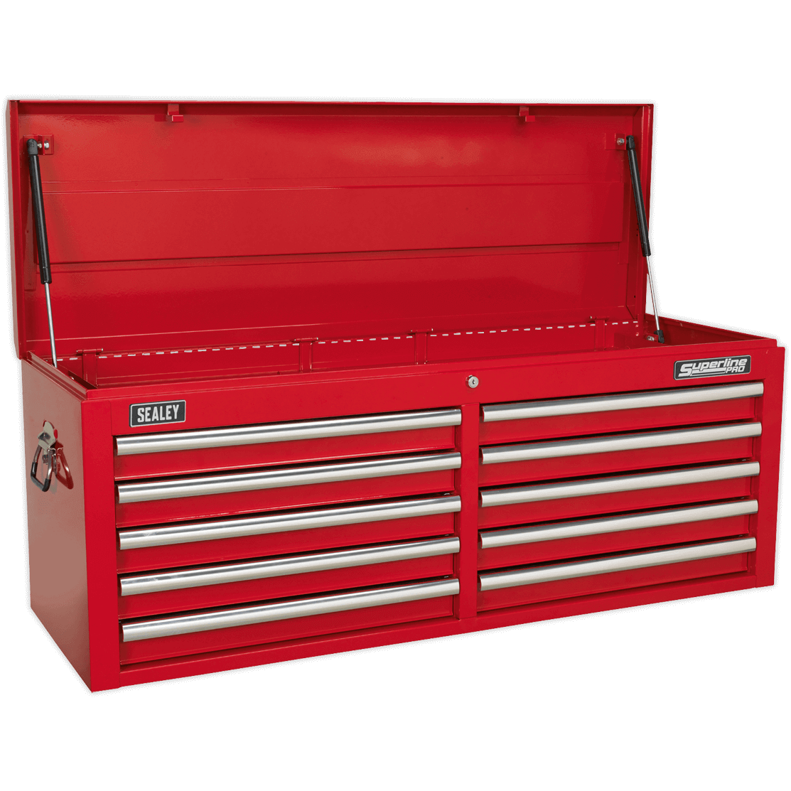 Sealey Superline Pro 10 Drawer Heavy Duty Tool Chest Red