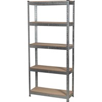 Sealey AP6150 5 Shelf Galvanised Racking Unit Price Comparisons | Compare The Build