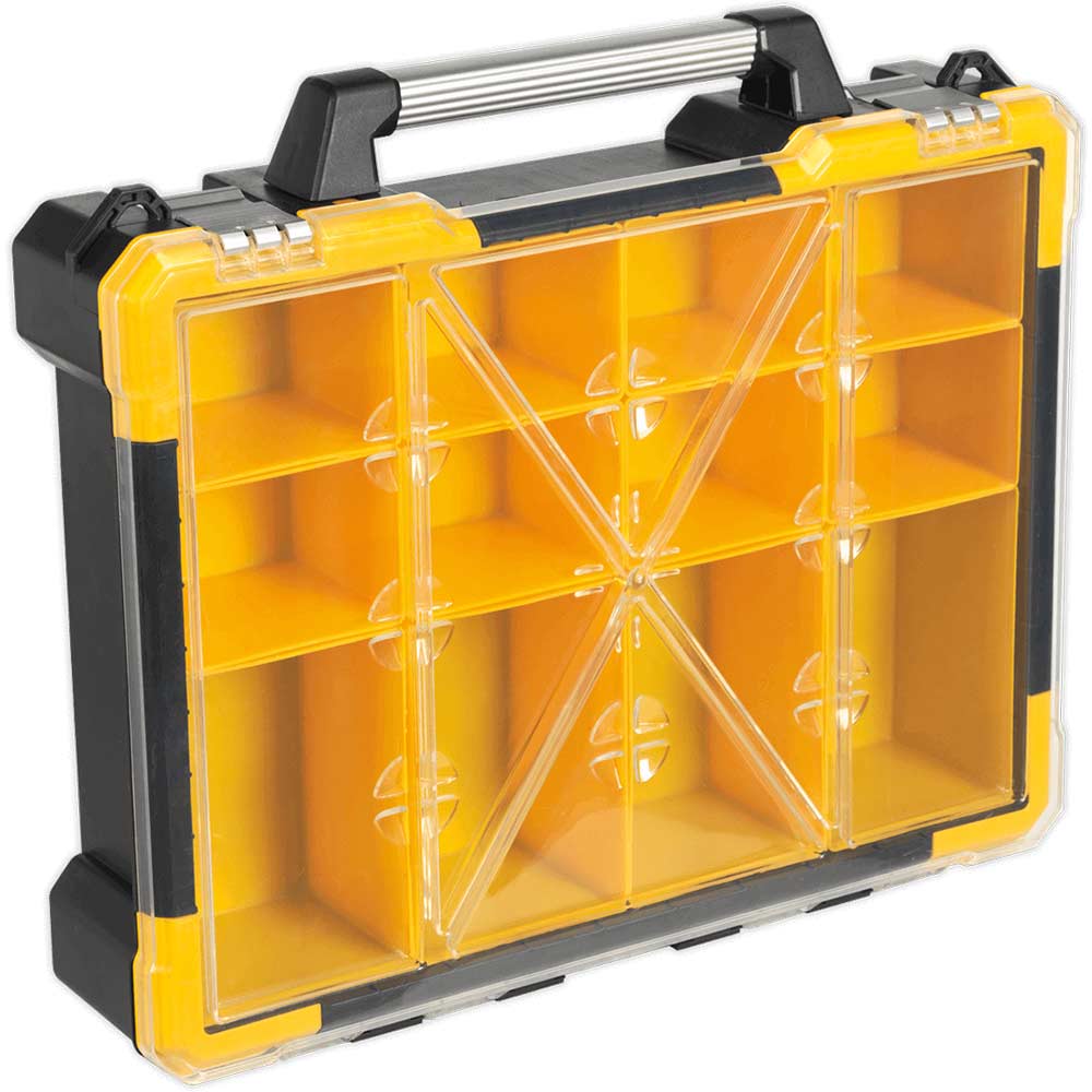 Sealey 12 Compartment Parts Storage Case in UK Specification