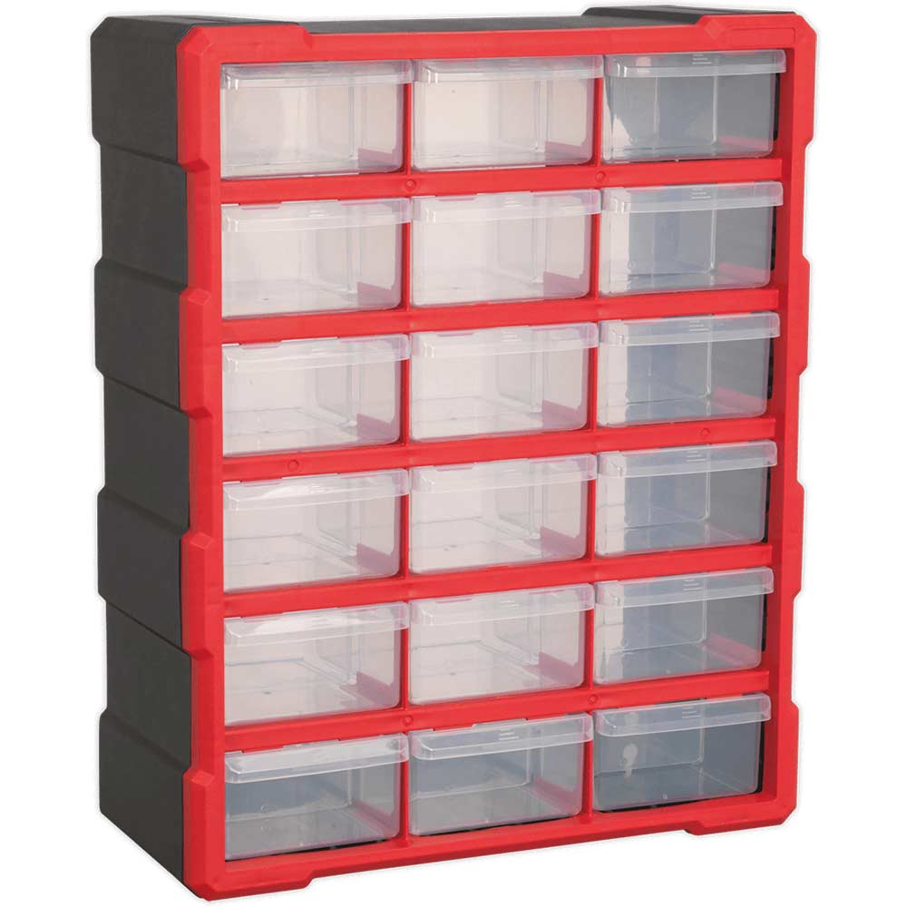 Sealey APDC18R 18 Drawer Cabinet Box in UK Specification