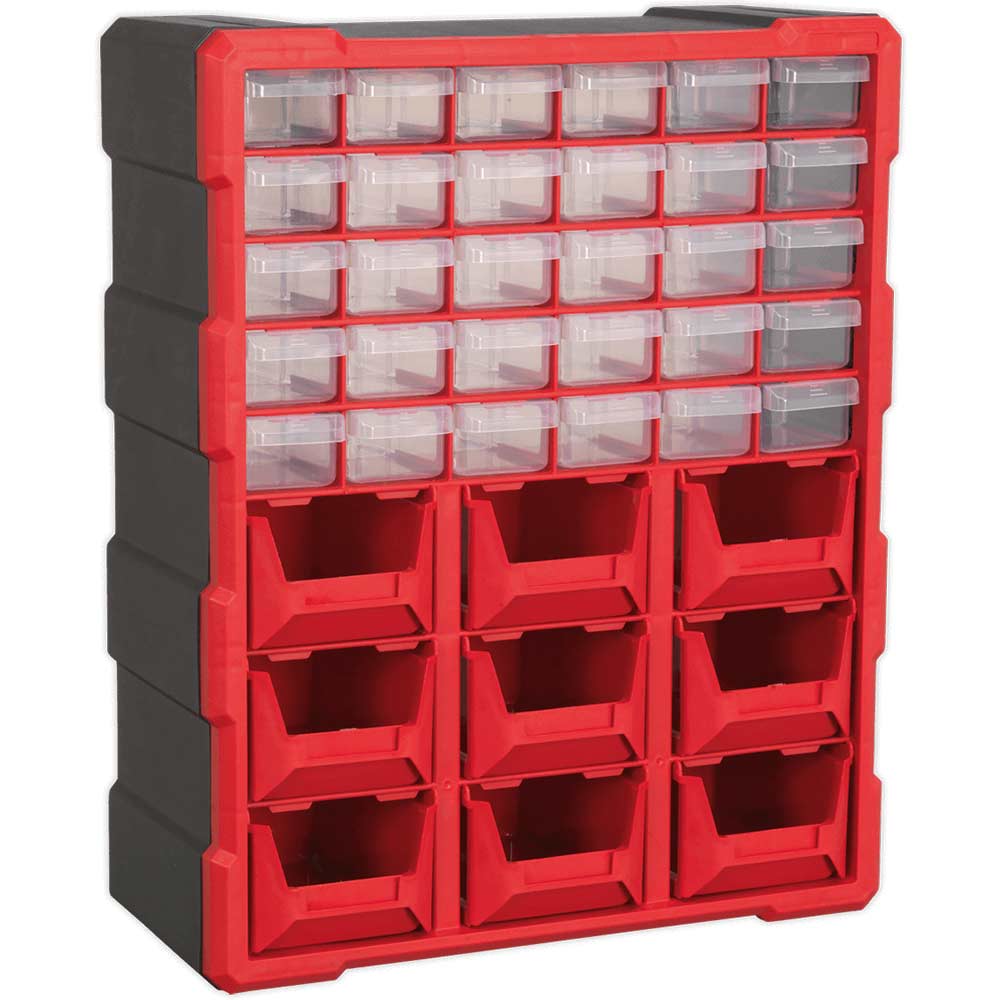Sealey APDC39R 39 Drawer Cabinet Box in UK Specification