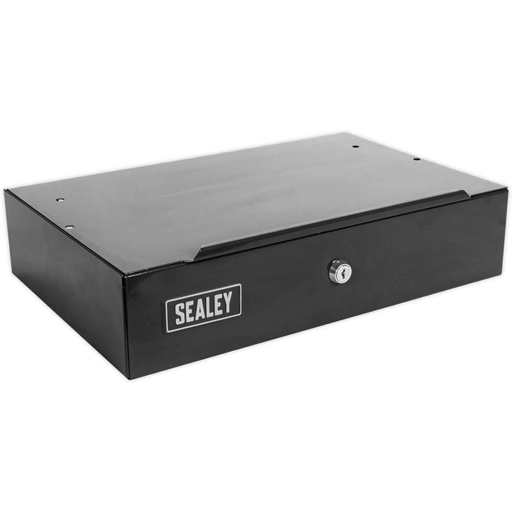 Sealey Roller Cabinet Side Box for Long Handle Tools Black in UK Specification