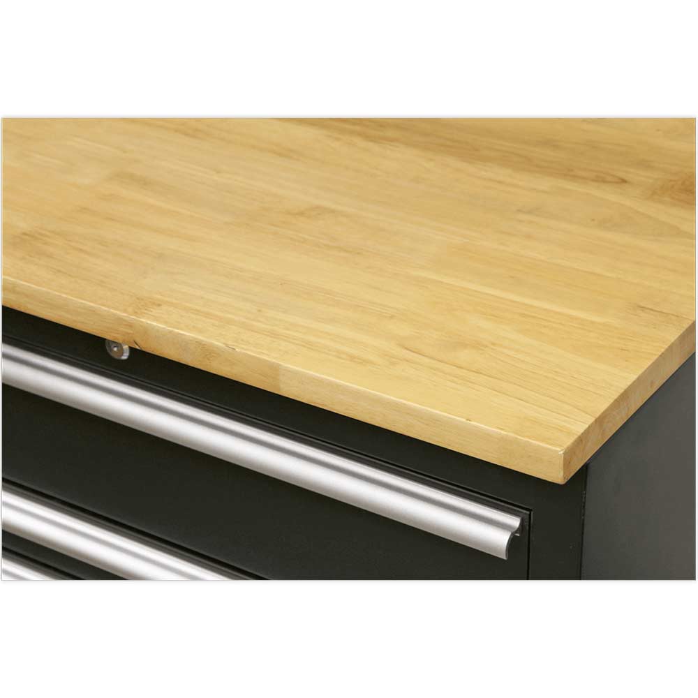 Sealey Oak Worktop for APMS02 and APMS04 Floor Cabinets 1.55m in UK Specification