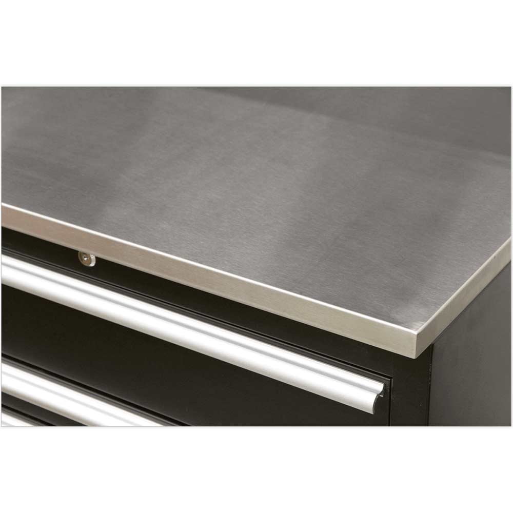 Sealey Stainless Steel Worktop for APMS02 and APMS04 Floor Cabinets 0.77m in UK Specification