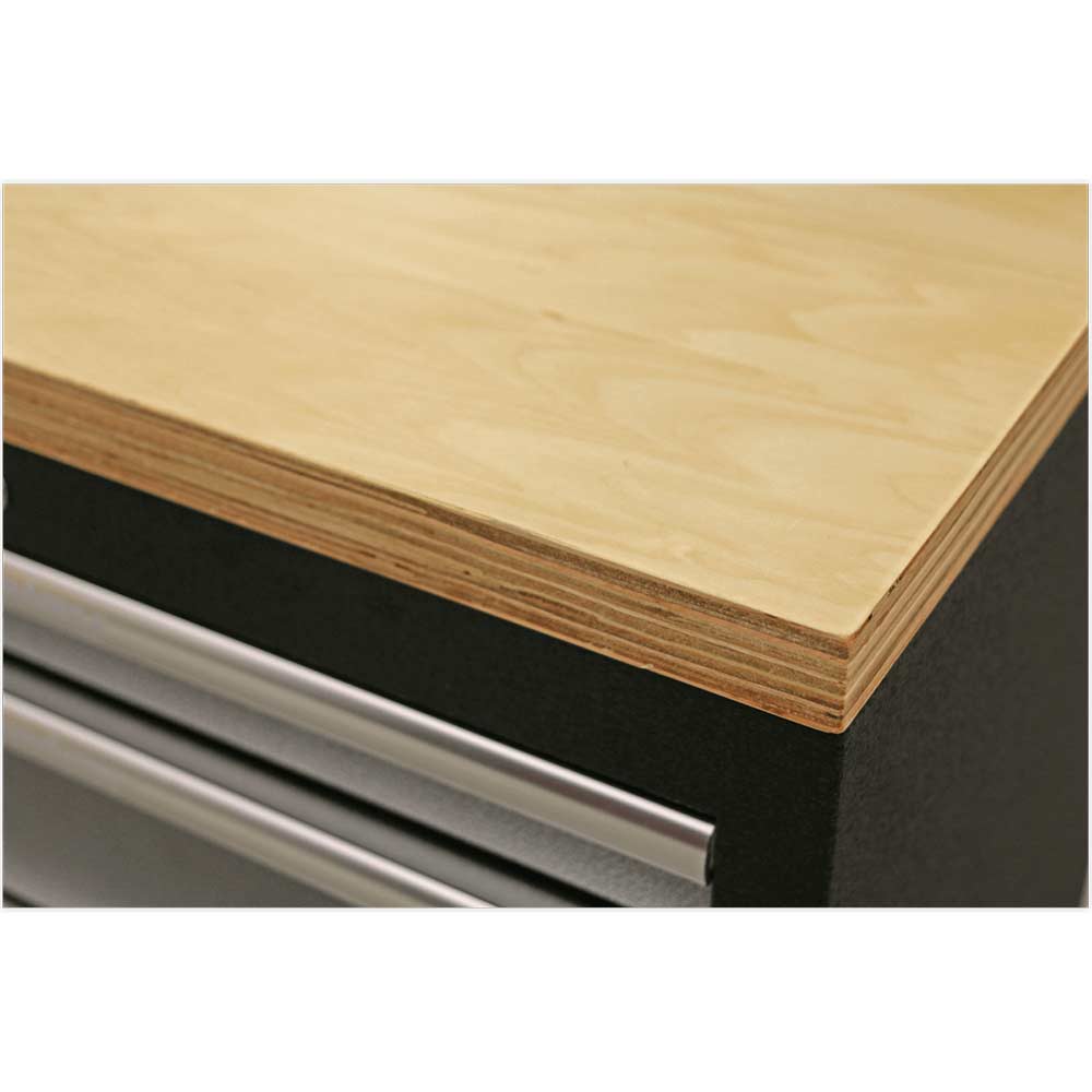 Sealey Superline Pro Pressed Wood Worktop MSS System 1.36m in UK Specification