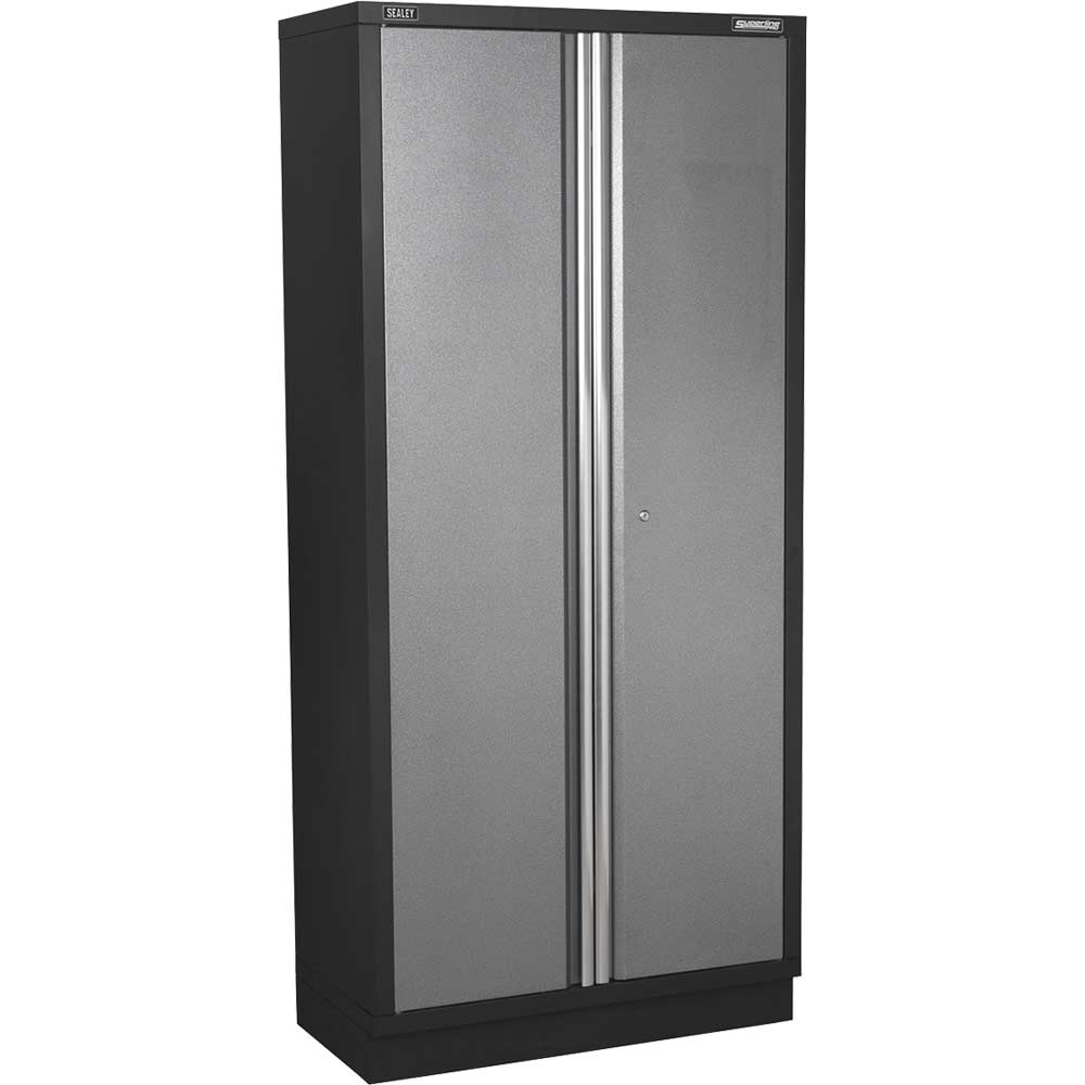 Image of Sealey Superline Pro Modular Floor Cabinet 2 Door MSS System Black / Grey