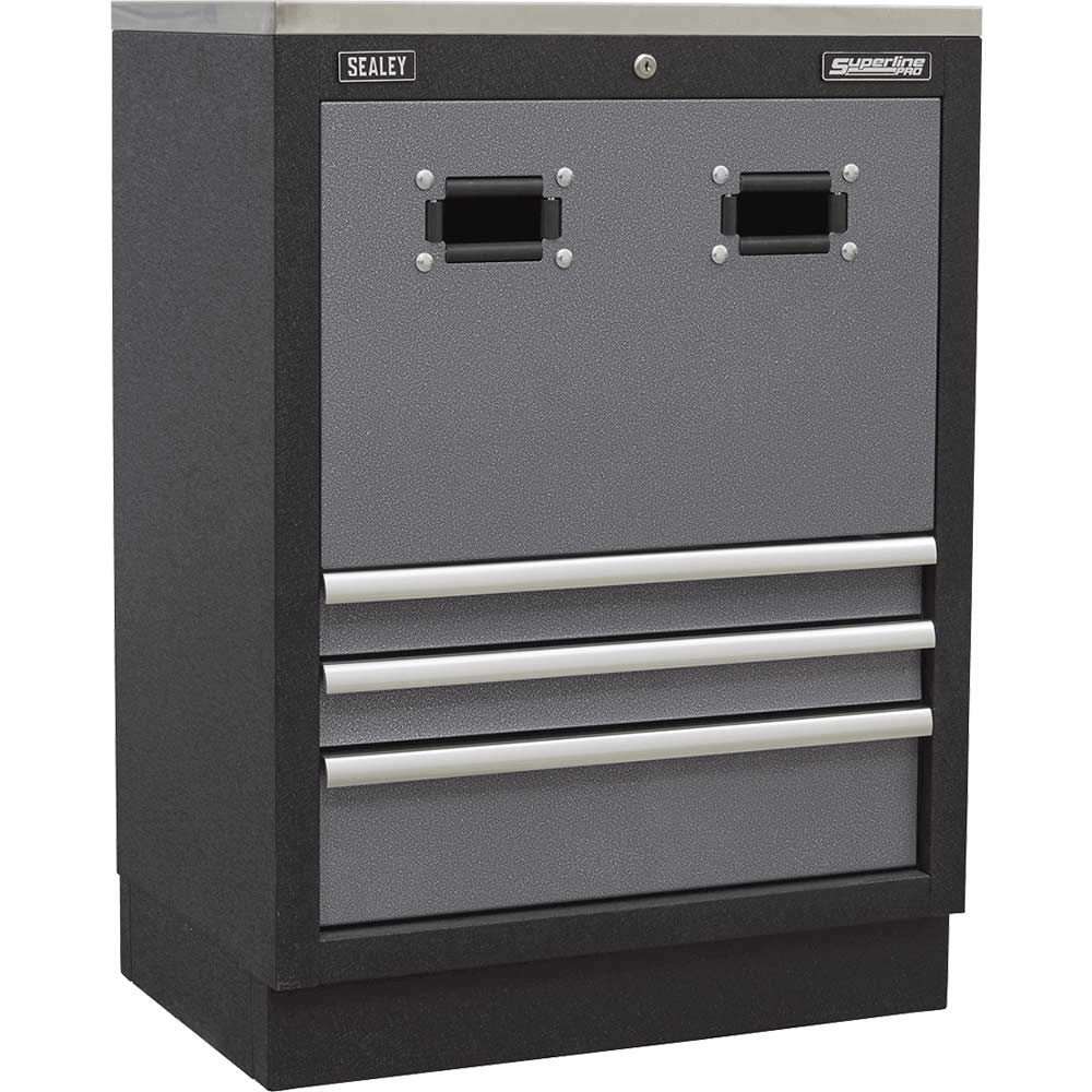 Sealey Superline Pro MSS Reel Cabinet Black / Grey in UK Specification