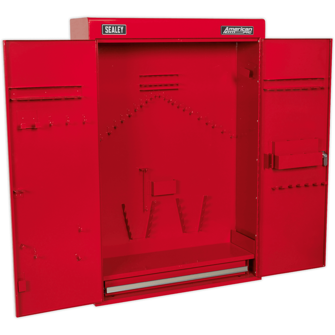 Sealey American Pro Wall Mounting Tool Cabinet Red