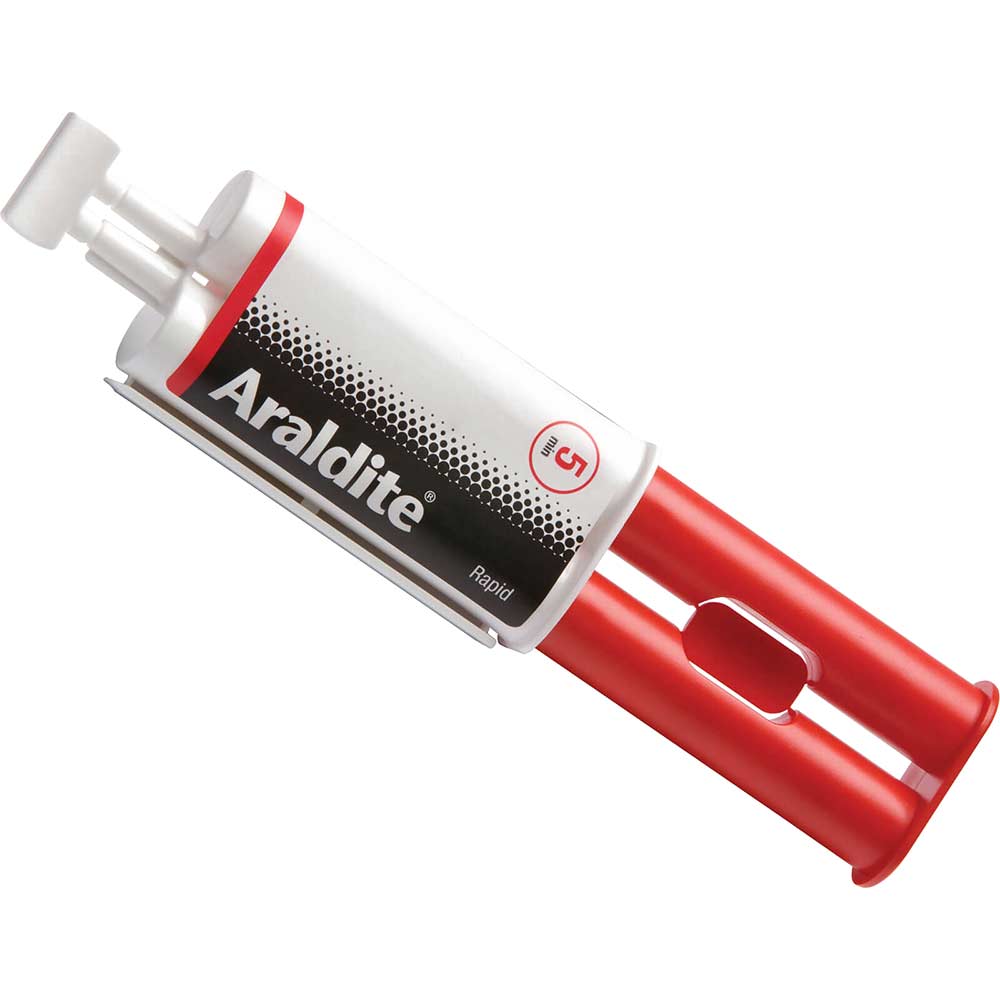 Image of Araldite Rapid Two Component Epoxy Adhesive Syringe