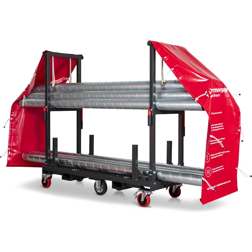 Armorgard Ductrack DR1 Pipe and Ductwork Trolley 1000Kg