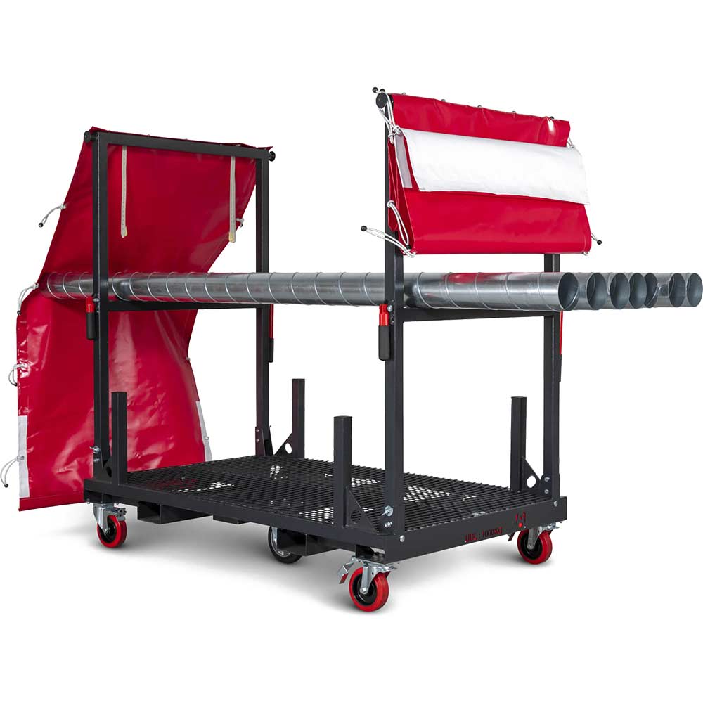 Armorgard Ductrack DR2 Pipe and Ductwork Trolley 1000Kg