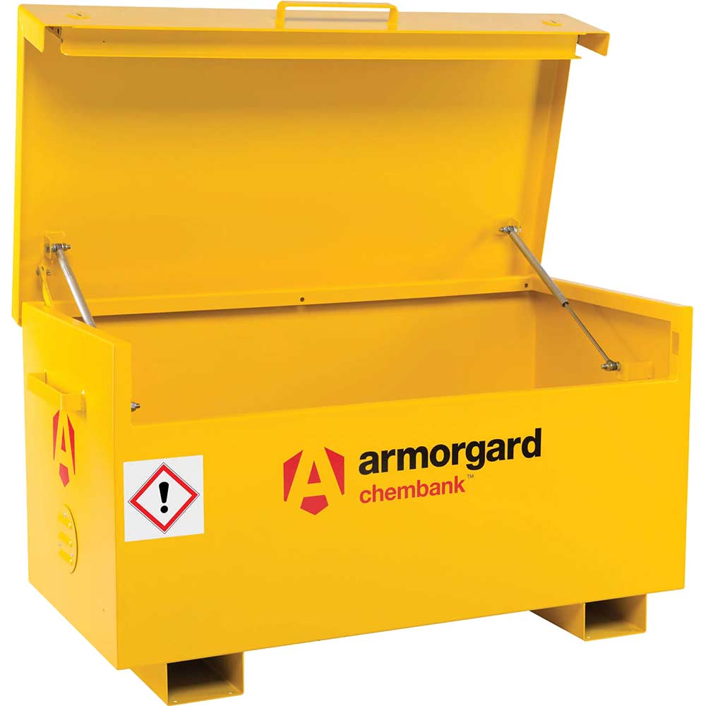 Armorgard Chembank Chemicals Secure Site Storage Box 1275mm 665mm 660mm