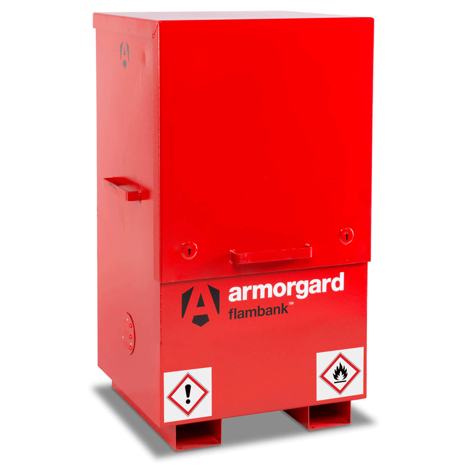 Image of Armorgard Flambank Chemical and Flammables Secure Site Storage Chest 765mm 675mm 1270mm