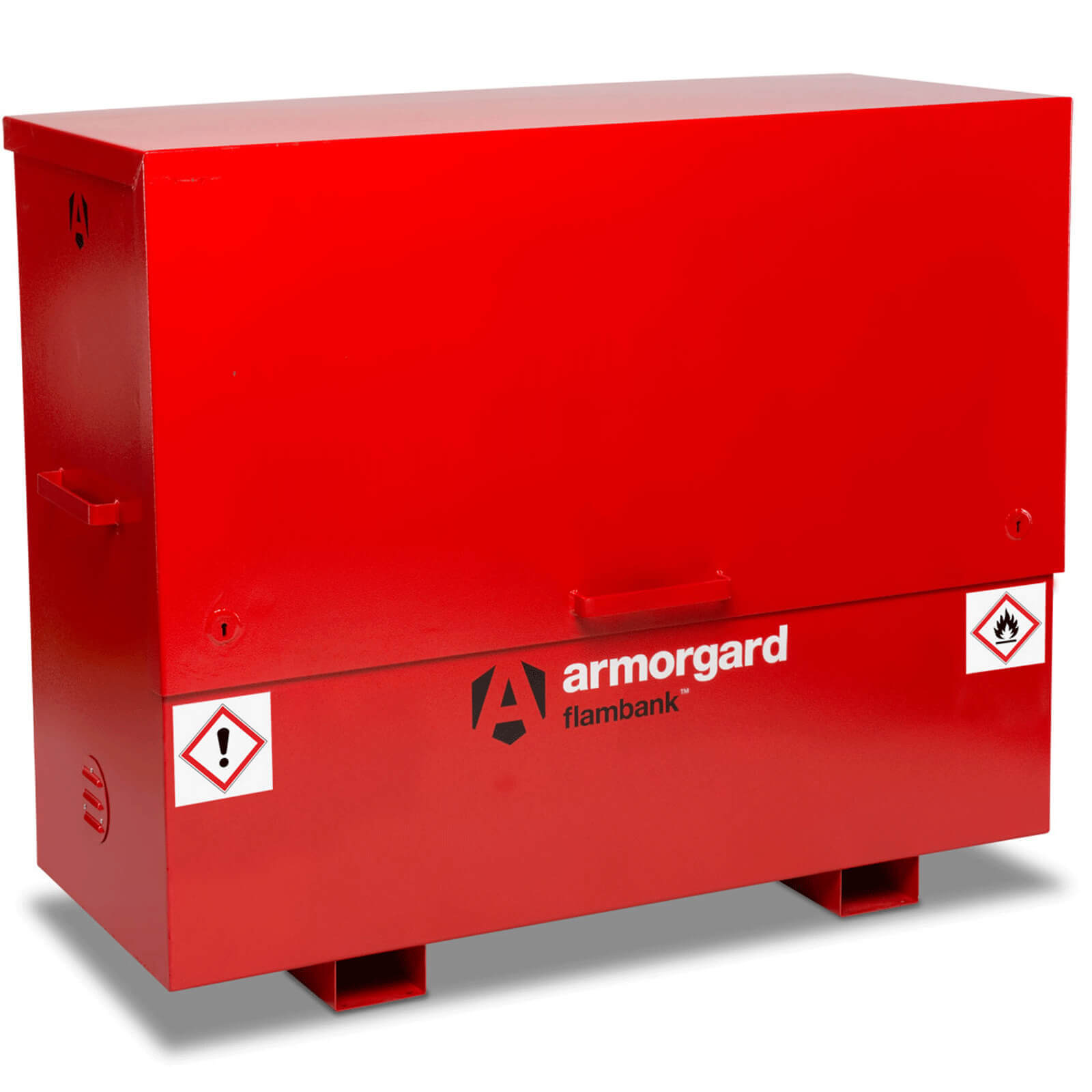 Image of Armorgard Flambank Chemical and Flammables Secure Site Storage Chest 1585mm 675mm 1275mm