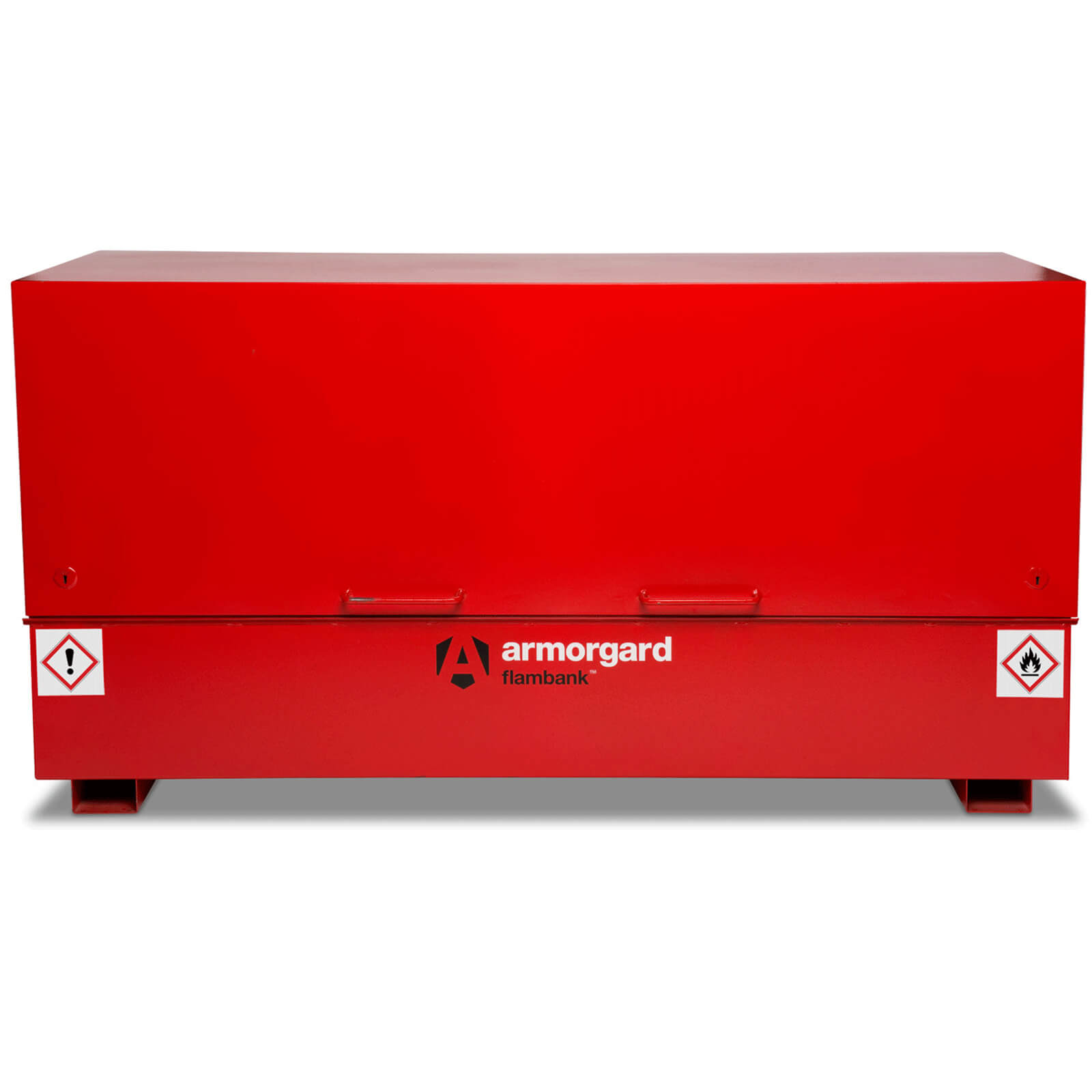 Image of Armorgard Flambank Chemical and Flammables Secure Site Storage Chest 2370mm 985mm 1220mm