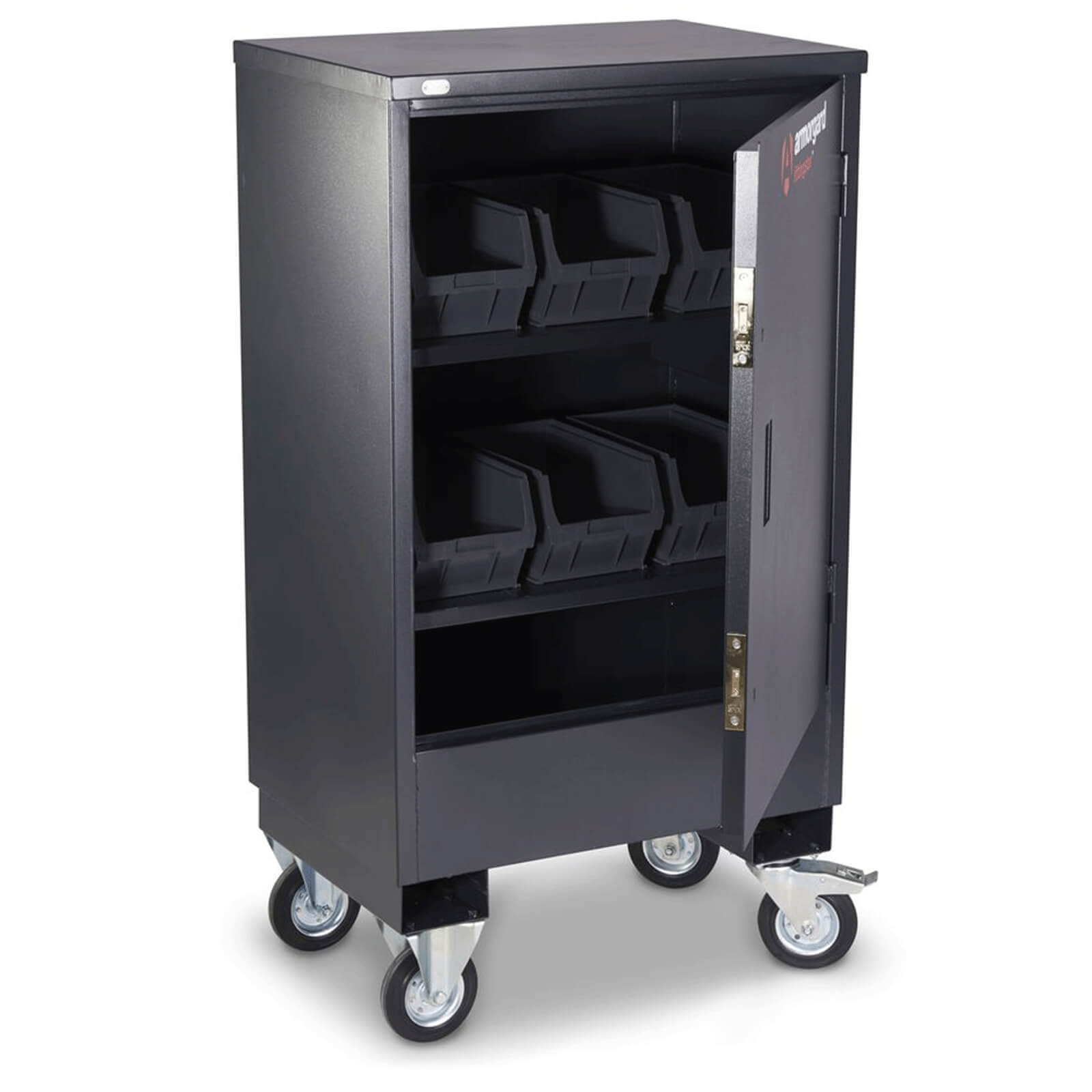 Image of Armorgard Fittingstor Mobile Secure Fittings and Fixings Cabinet 800mm 555mm 1450mm