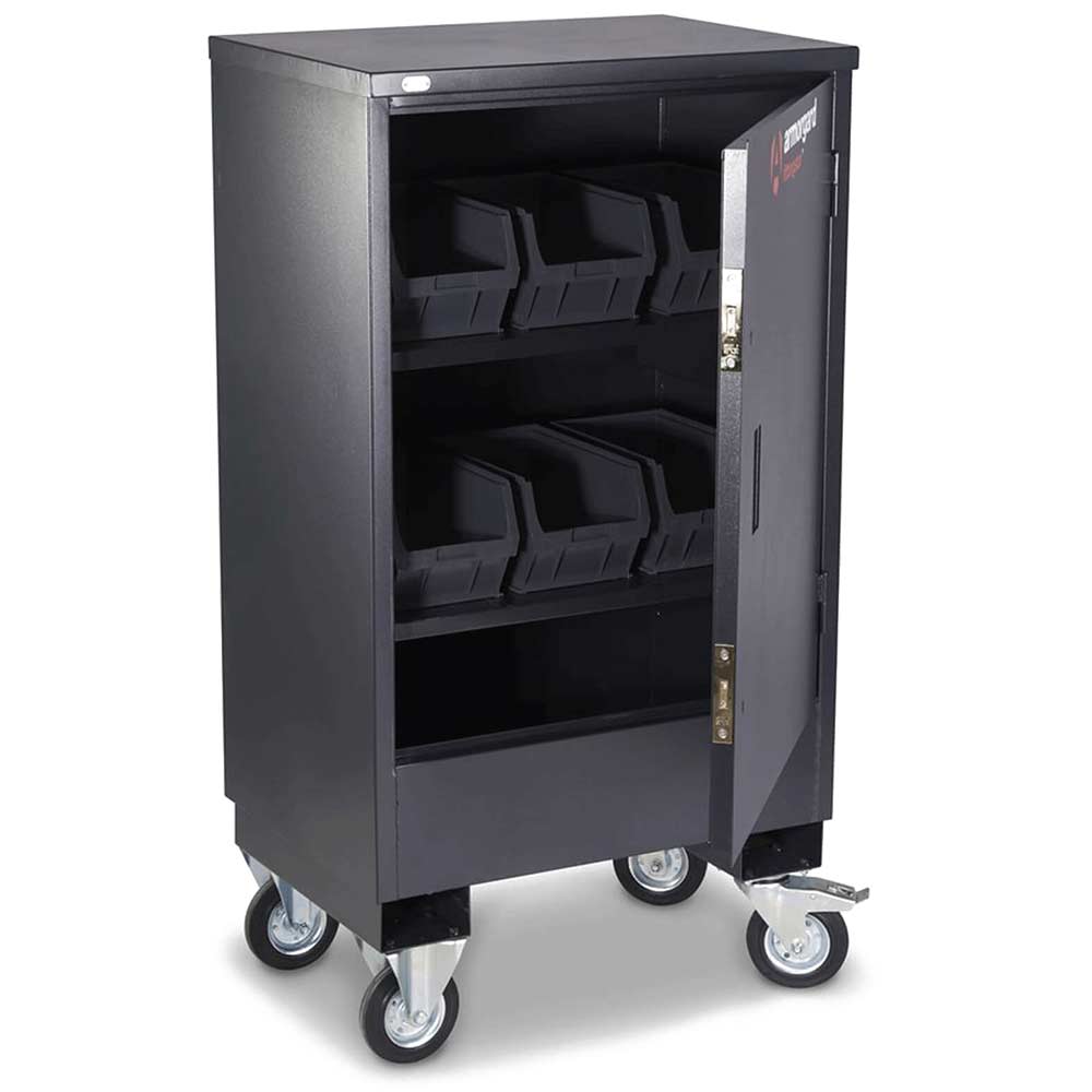 Armorgard Fittingstor Mobile Secure Fittings and Fixings Cabinet 800mm 555mm 1450mm
