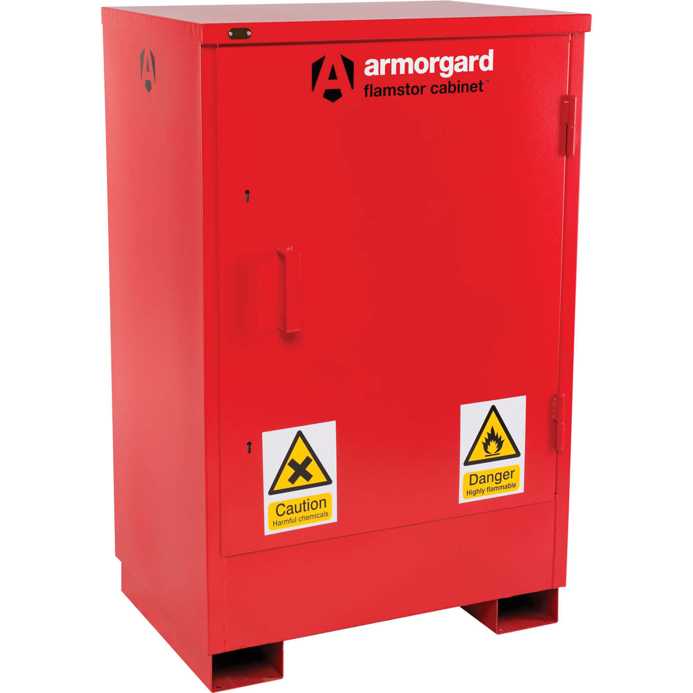 Image of Armorgard Flamstor Chemical and Flammables Hazardous Cabinet 800mm 585mm 1250mm