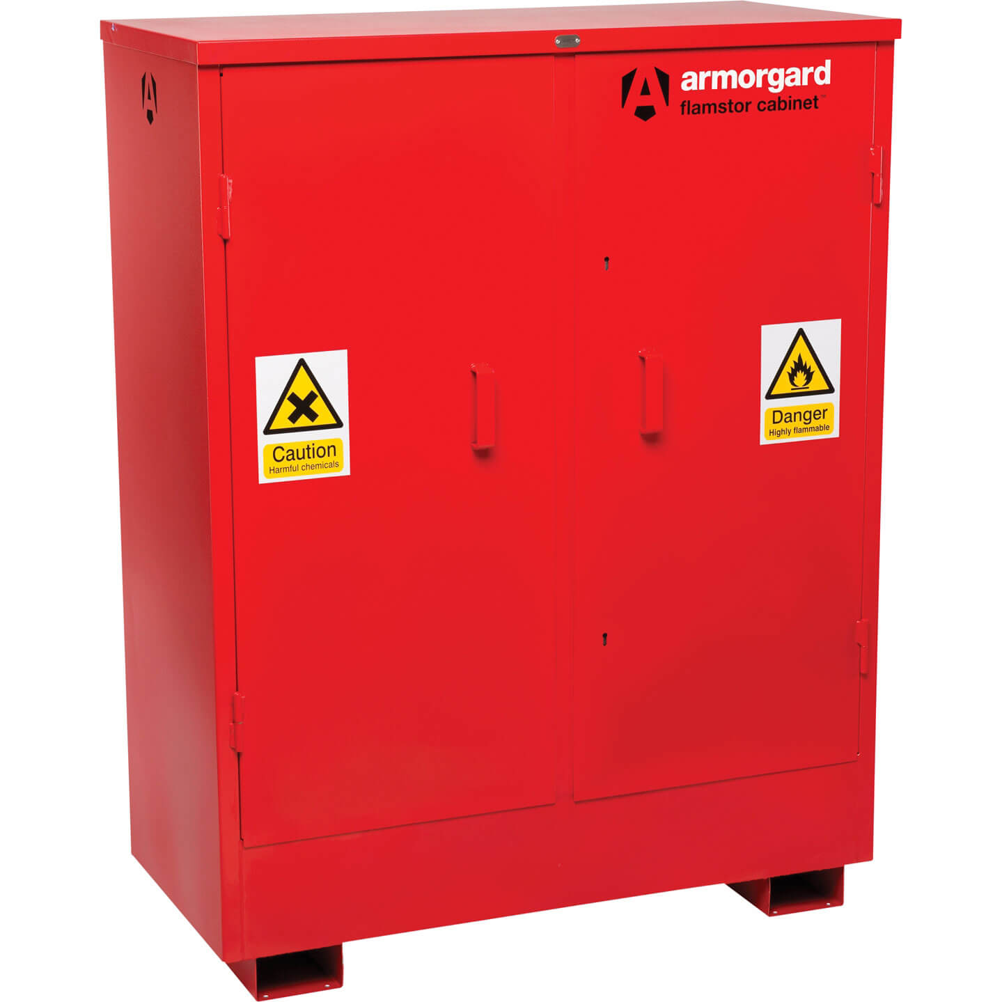 Image of Armorgard Flamstor Chemical and Flammables Hazardous Cabinet 1205mm 580mm 1555mm