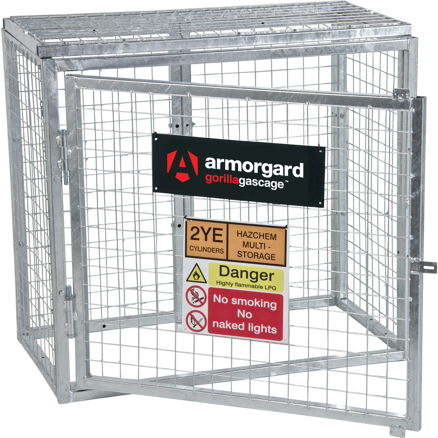 Image of Armorgard Gorilla Bolt Together Gas Cylinder Storage Cage 1000mm 500mm 900mm