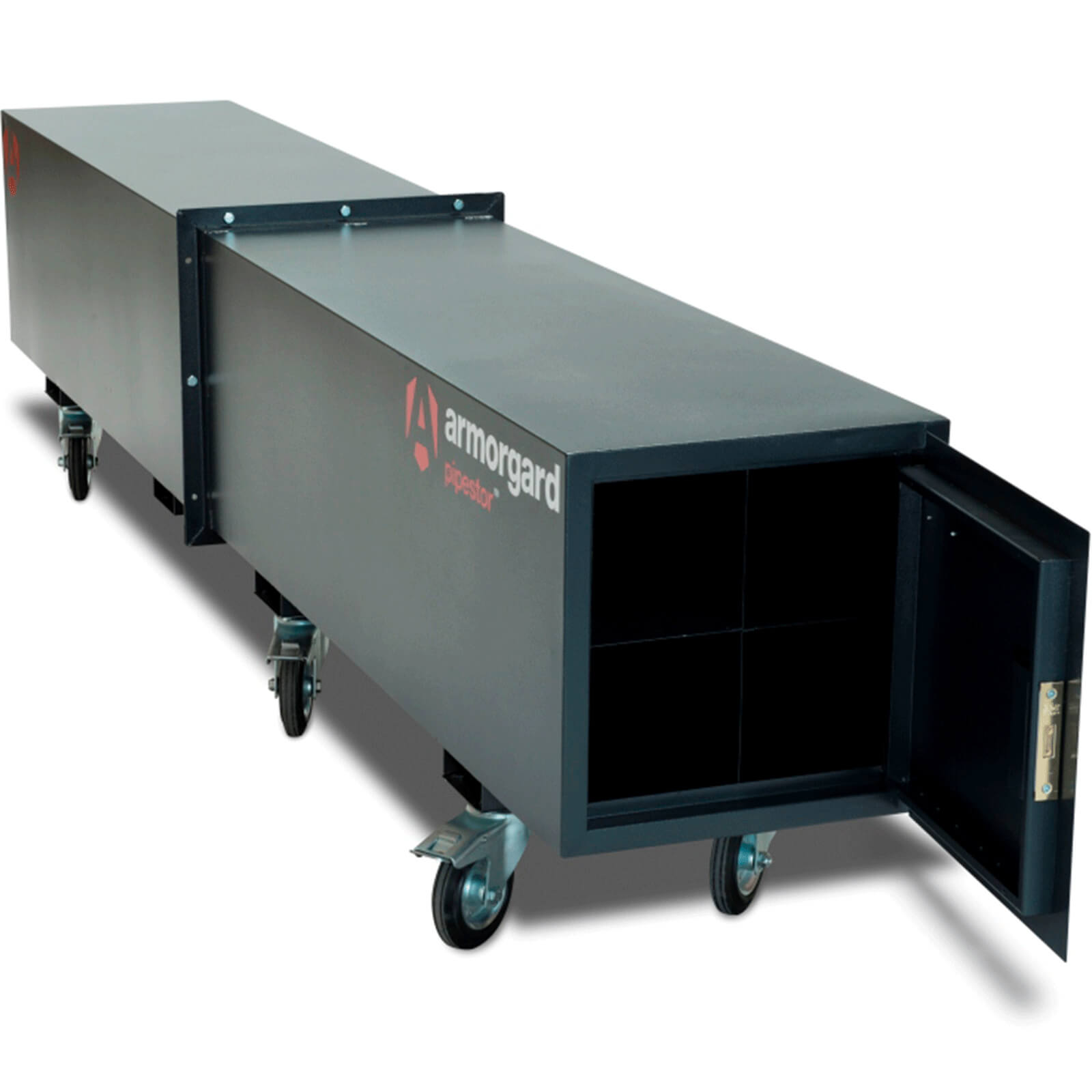 Image of Armorgard Pipestor Mobile Secure Pipe Storage Trunk 575mm 3205mm 785mm
