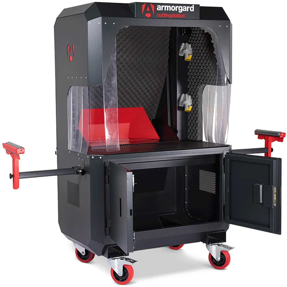 Image of Armorgard Cuttingstation Chopsaw Workstation 1.4m