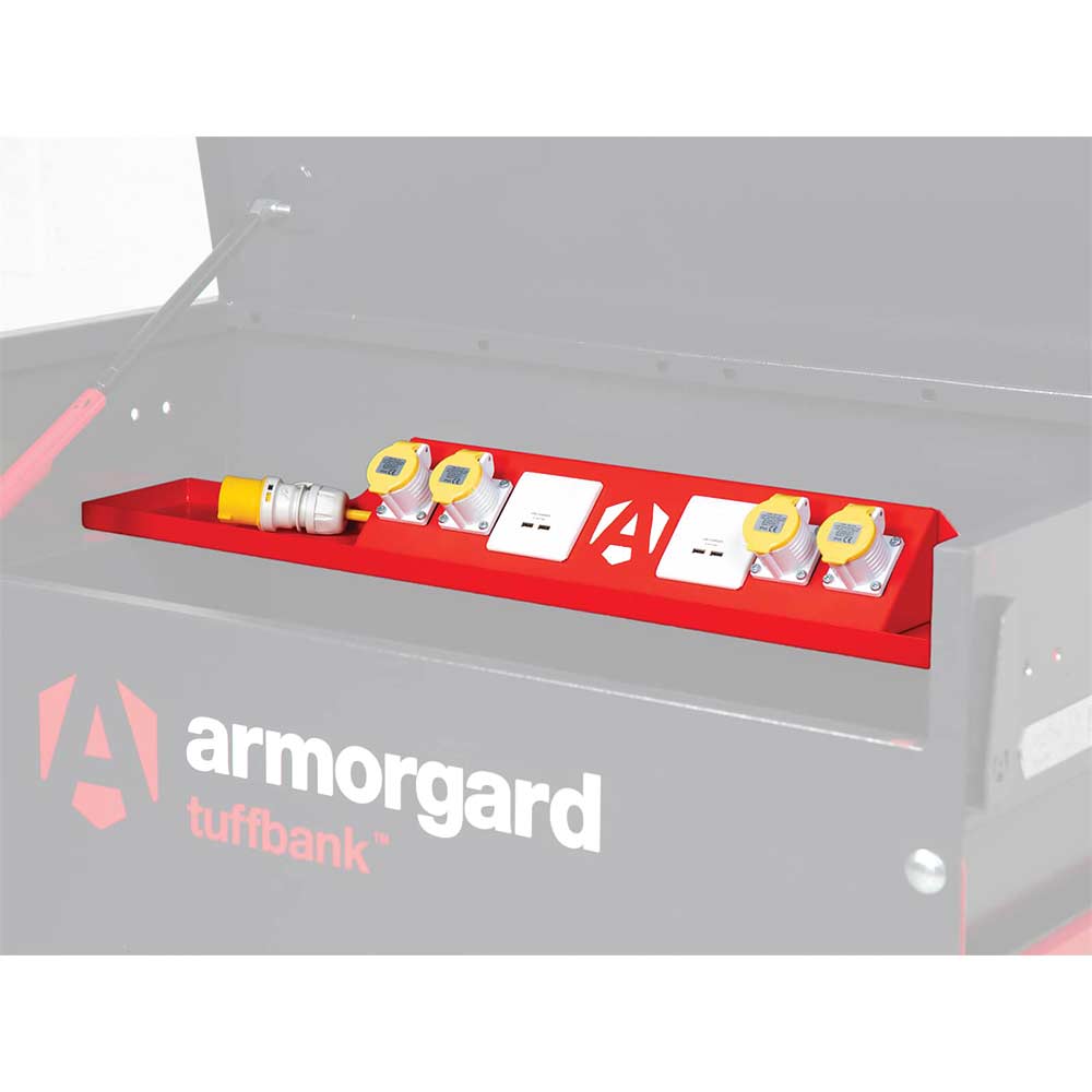 Armorgard 1200 Powerbank Shelf for Tuffbank TB12, TB2 and TB3 110v