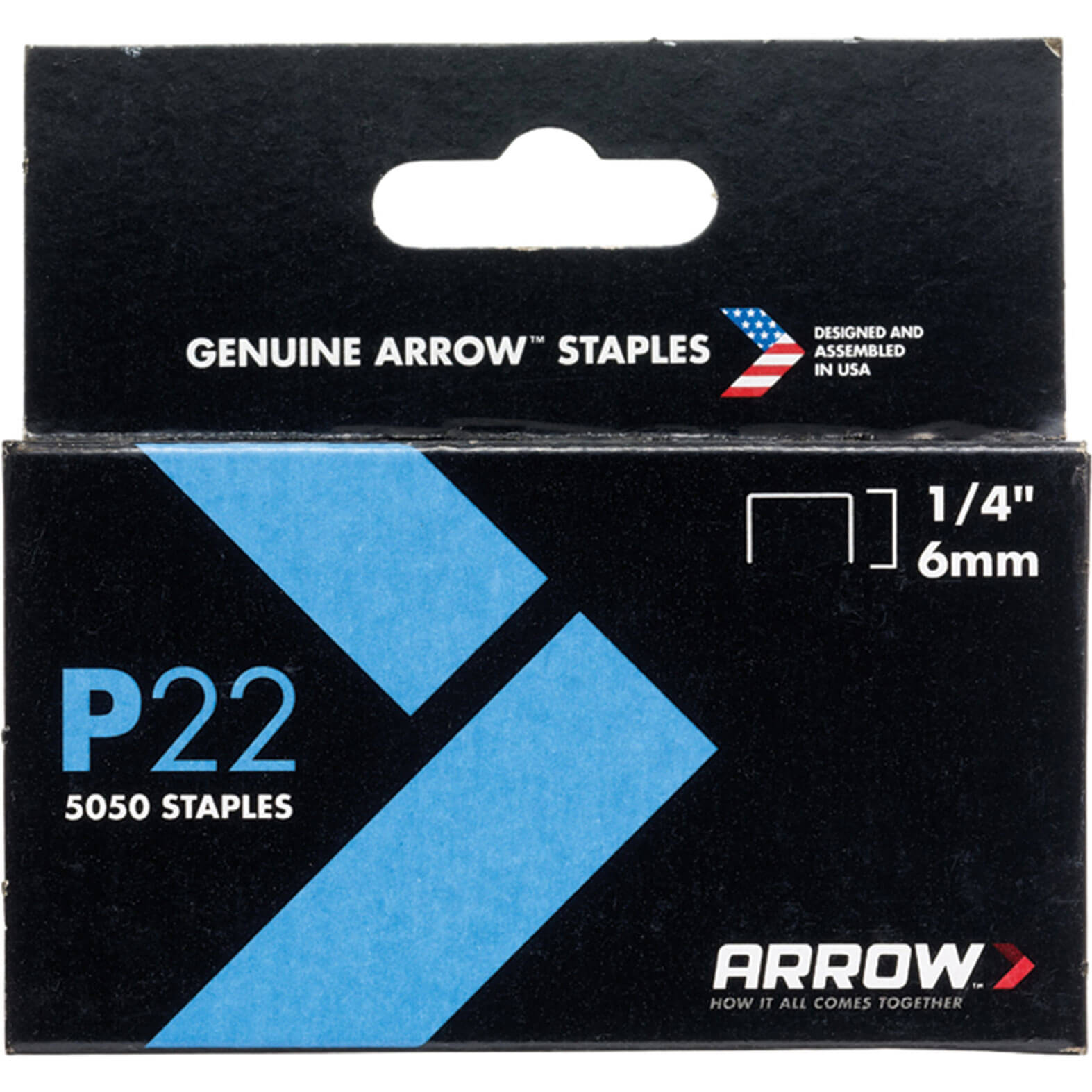 Image of Arrow P22 Staples 6mm Pack of 5000