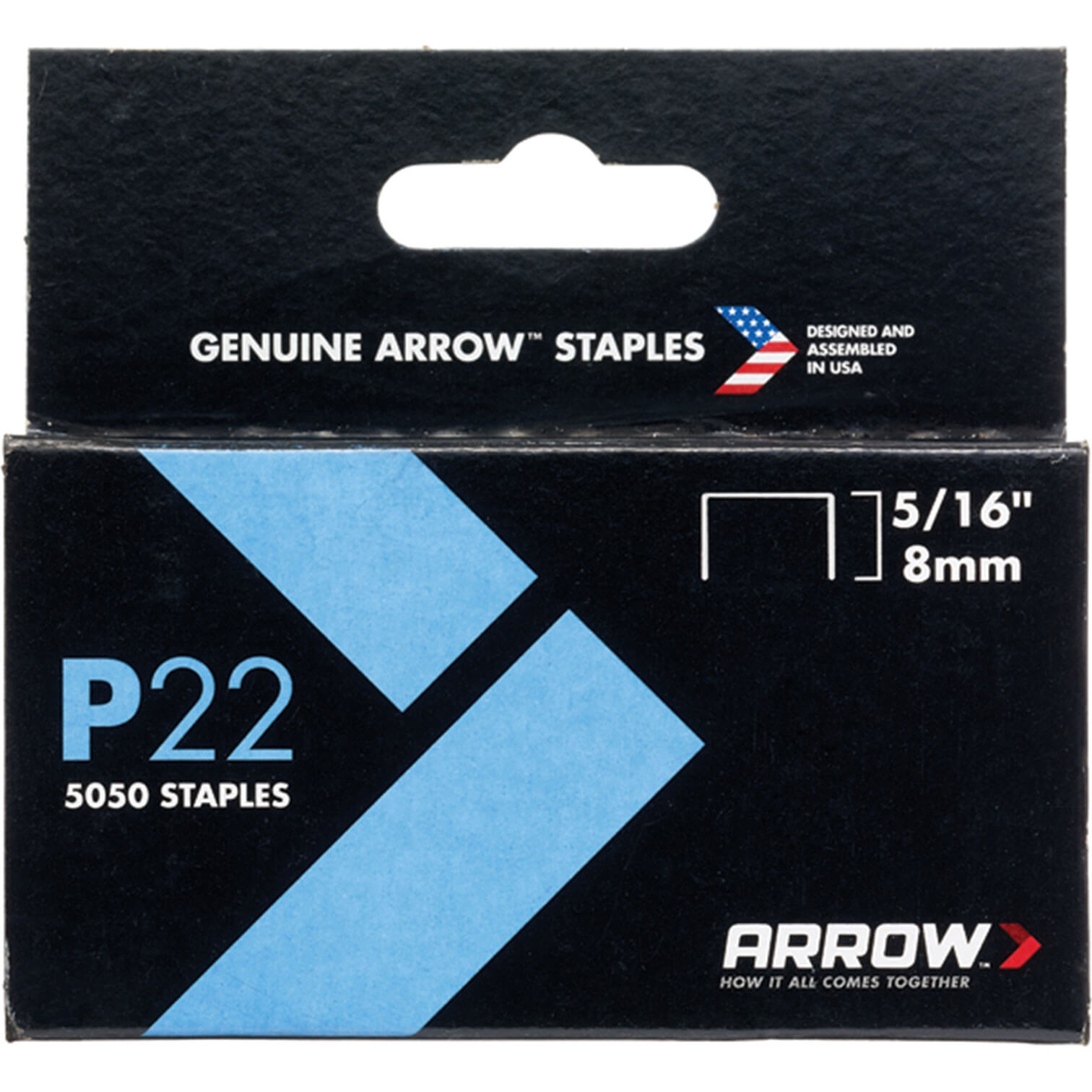 Image of Arrow P22 Staples 8mm Pack of 5000