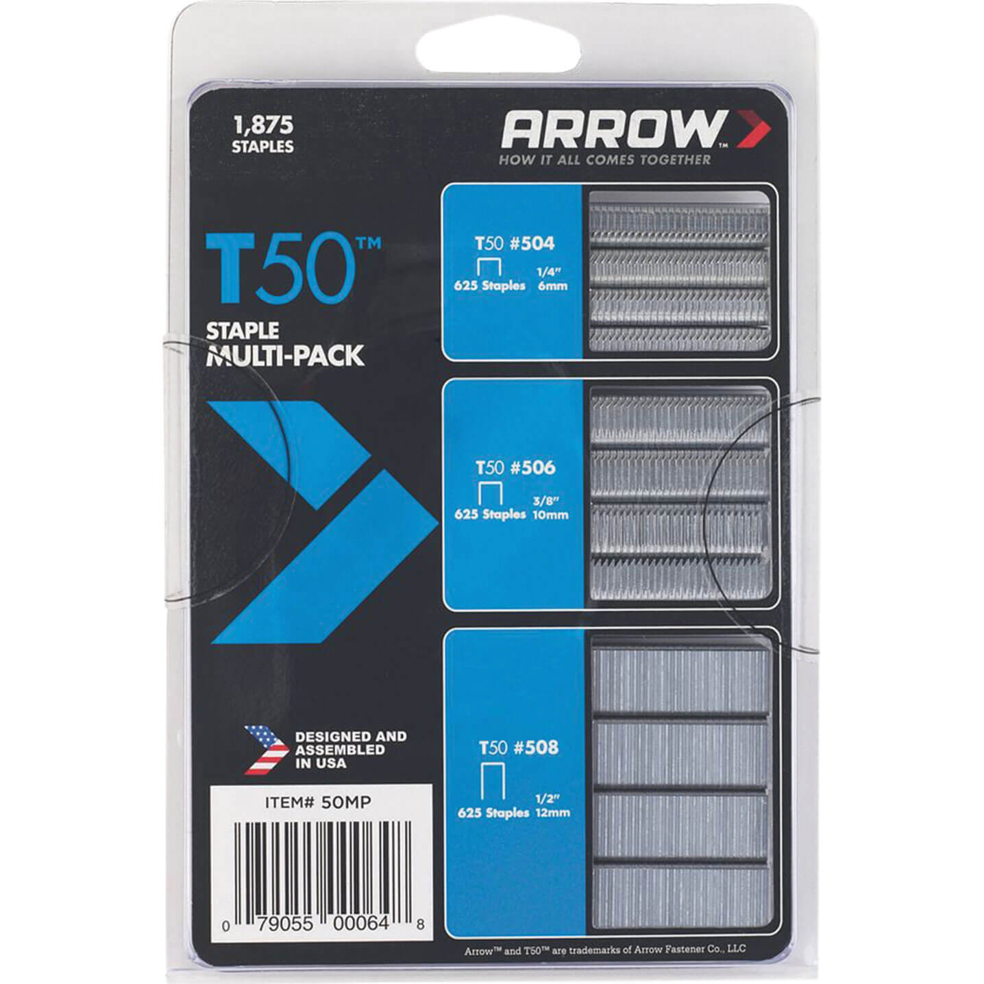 Image of Arrow T50 Staples Multi Pack