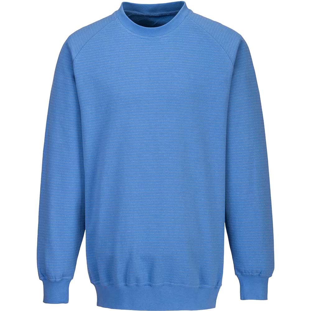 Portwest Anti Static ESD Sweatshirt Blue L